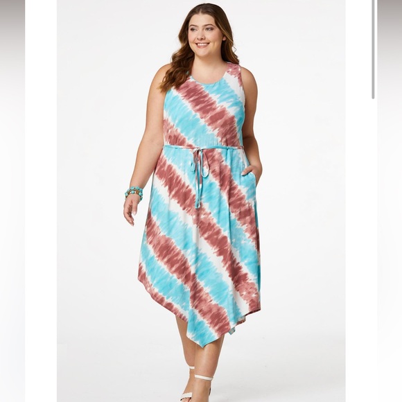 Cato Dresses & Skirts - Tye-dye Dress, NWT